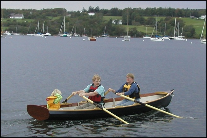 Merlin, row Benjamin River