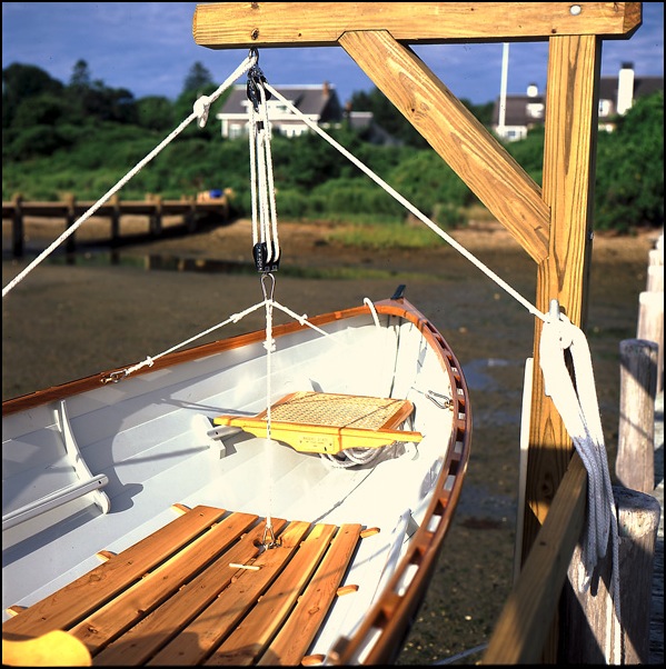 Merlin, on the davits