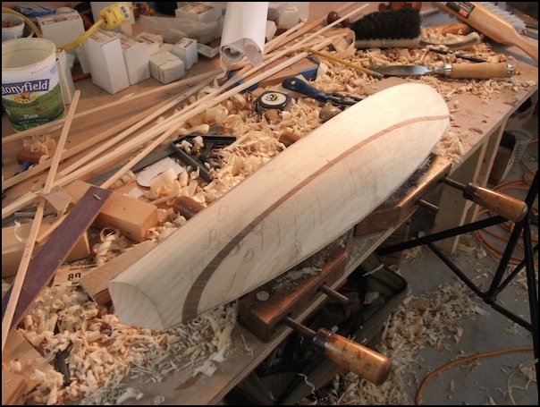 AFB half model working on