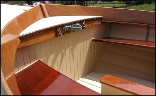 Somes Sound 12 1/2 interior, fwd