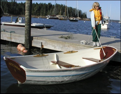 Compass Harbor pram, dock