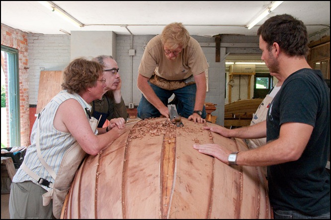 Ellen WBS planing for keel
