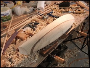 AFB half model working on